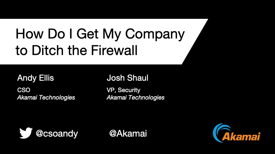 Zero Trust: Ditching Your Firewall